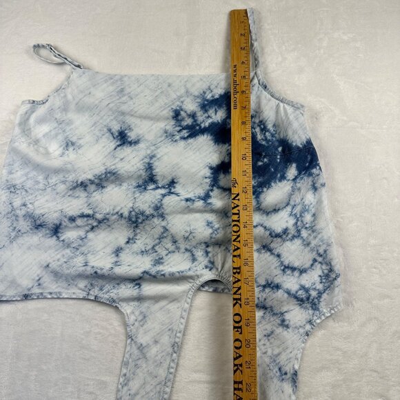 Bella Dahl Women's Blouse Bias Cowl Neck Tie up Cami Top Cloud Wash Sz S - Picture 7 of 10